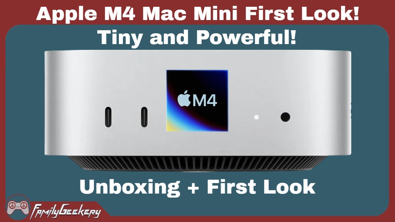Apple M4 Mac Mini - Unboxing and First Look! Incredible! - YouTube