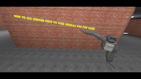 How to add a Custom Font To Your Gorilla Tag Fan Game