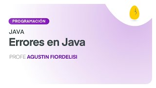 Errores en Java | Programación | Java | V6 | Egg Educación