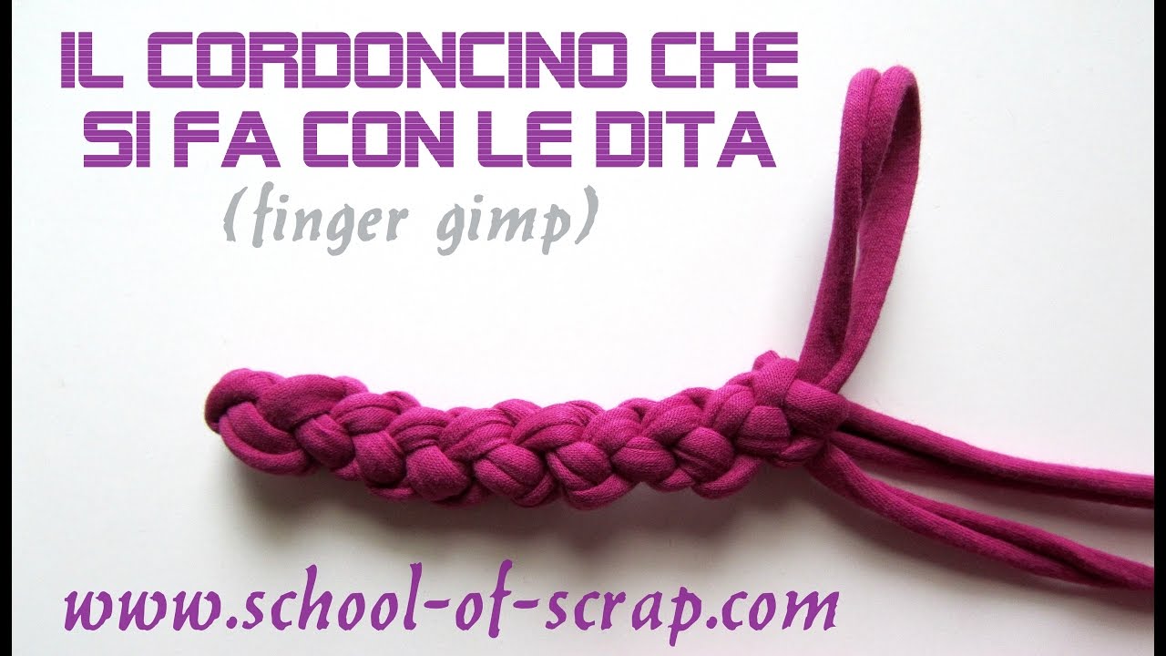 Fingers Cord: il cordoncino che si fa con le dita