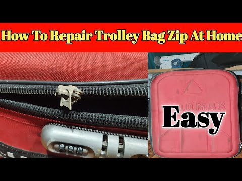 How To Repair A Trolley Bag Chain At Home || Trolley Bag Main Chain Kaise Lagaye