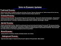 Exploring Economic Systems: Traditional, Command, Market, Mixed, and Underground Economies