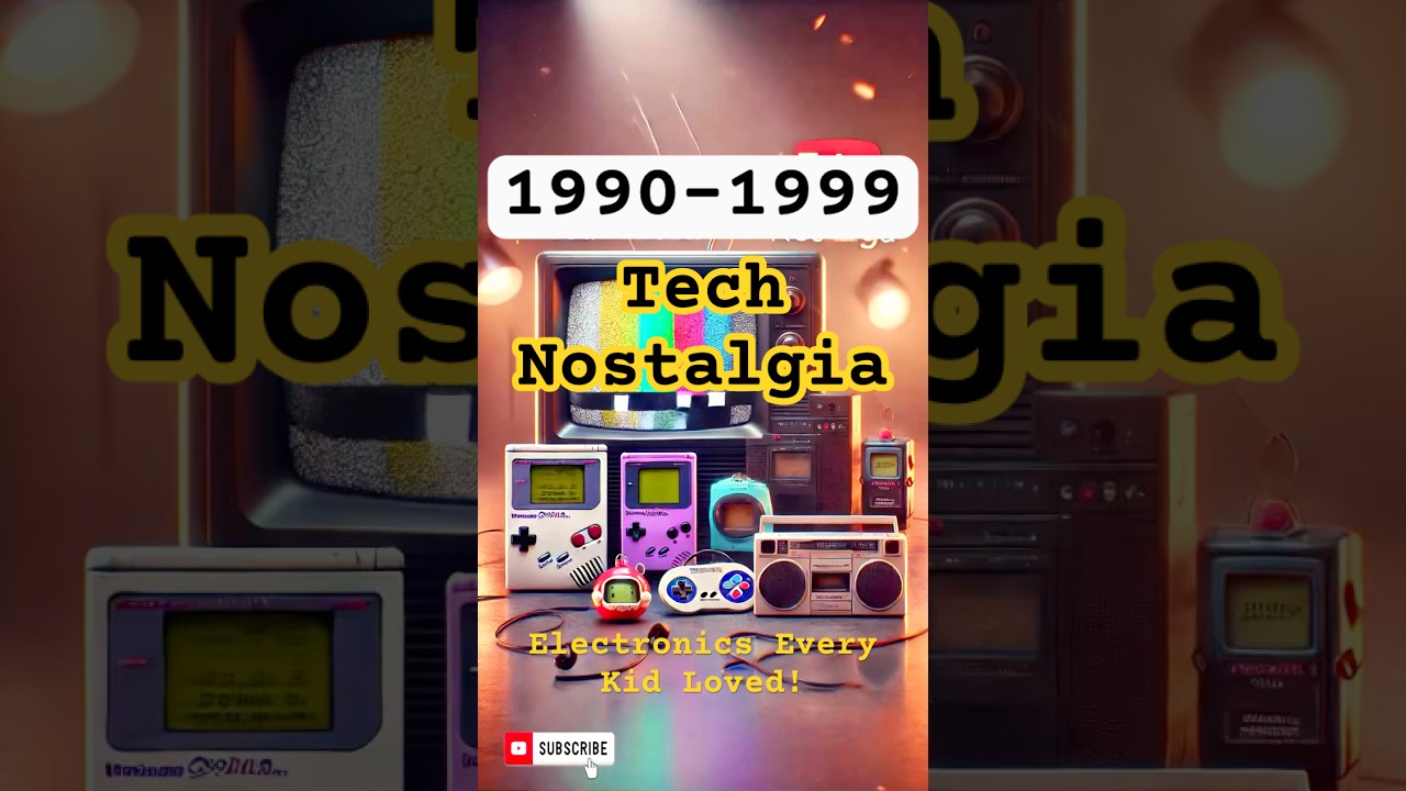 Retro 90s Gadgets: Electronics That Defined a Generation! ⚡️