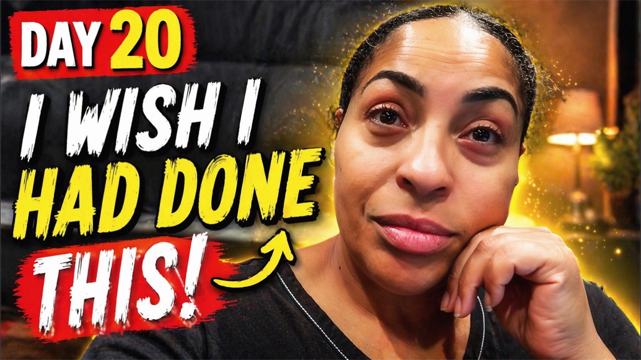 Day 20...I wish I would have done this! - YouTube