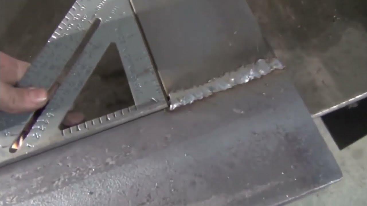 WELD PERFECT CORNERS ON ANGLE IRON WITH THIS SIMPLE TIP NOTCHING WITH