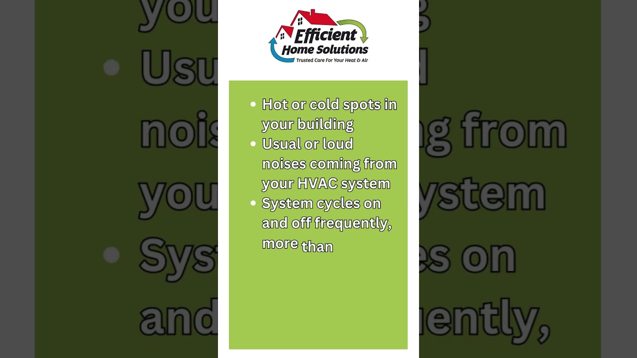 Commercial Heating and AC Repair Warning Signs 