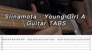 Siinamota - Young Girl A (guitar cover w/ TABS)