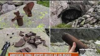 Tg Bassano Giovedì 16 Giugno 2016 - Arrestato, Dona I Reperti Bellici Ad Un Museo