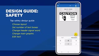 How to Use Safety Design Guide | Brady Express Labels App screenshot 2