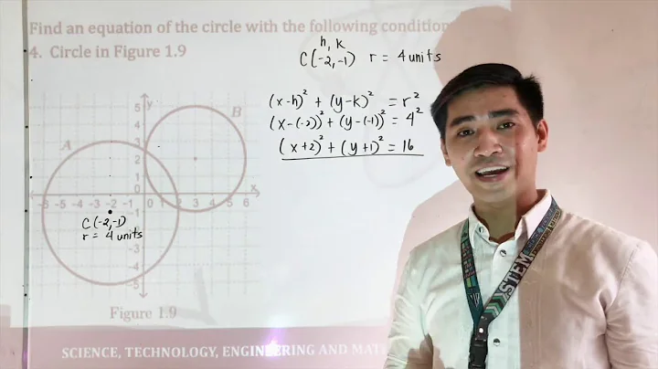 Circles | Problems 3 and 4 | EQUATION OF CIRCLE given GRAPHS | Senior High School Pre - Calculus |