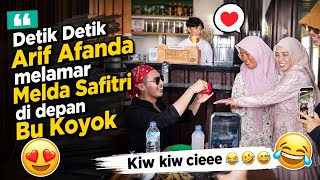 DEDTIK-DETTIF ARIF AFANYA PROPOSES TO MELDA SAFITRI WITNESSED BY HIS VILLAGE RESIDENTS IN FRONT O...