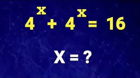Exponential Problem |Math Olympiad  Question |Can You Solve This?