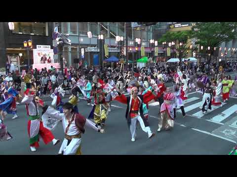 博多どんたく港まつり2018　どんたく広場パレード②中州・川端拠点　ふくこいどんたく隊
