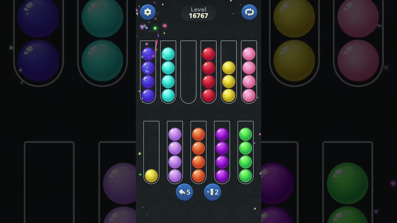 Ball Sort by Infinite Joy: Levels 16766, 16767, 16768
