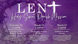 The Healing Wounds of Christ. Holy Spirit Catholic Church. Lee's Summit, MO. Fr. Mark Famuliner