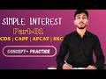 SIMPLE INTEREST 01 | Basic to Advance Complete Mathematic | Concept + practice | BY PRINCE RANJAN