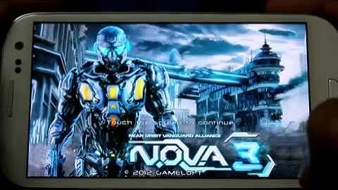 NOVA 3 Gameplay on Samsung Galaxy S3 Android
