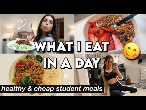 WHAT I EAT IN A DAY AS A MEDICAL SCHOOL STUDENT | healthy, easy & cheap student meals on a budget!!!