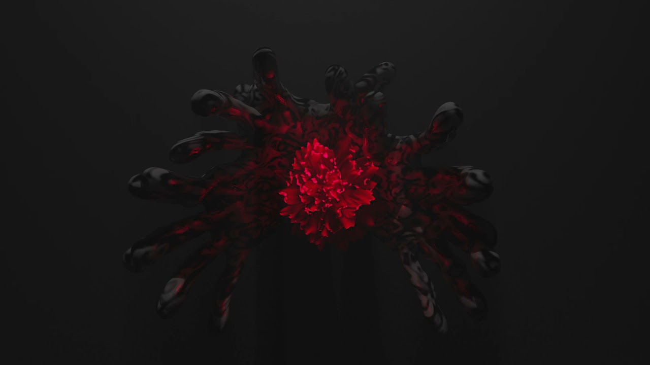 Glass sci-fi multiple hands-blender