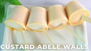 CREAMY AND EASY CUSTARD ICE CREAM | GHANAIAN CUSTARD ICE CREAM RECIPE | ABELE WALLS