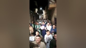 زفة لحفظة القرآن الكريم بقرية الجبلين بالمطاعنة جنوب الأقصر 