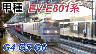 【 甲種 】EV-E801系 G4+5+6 京都通過！