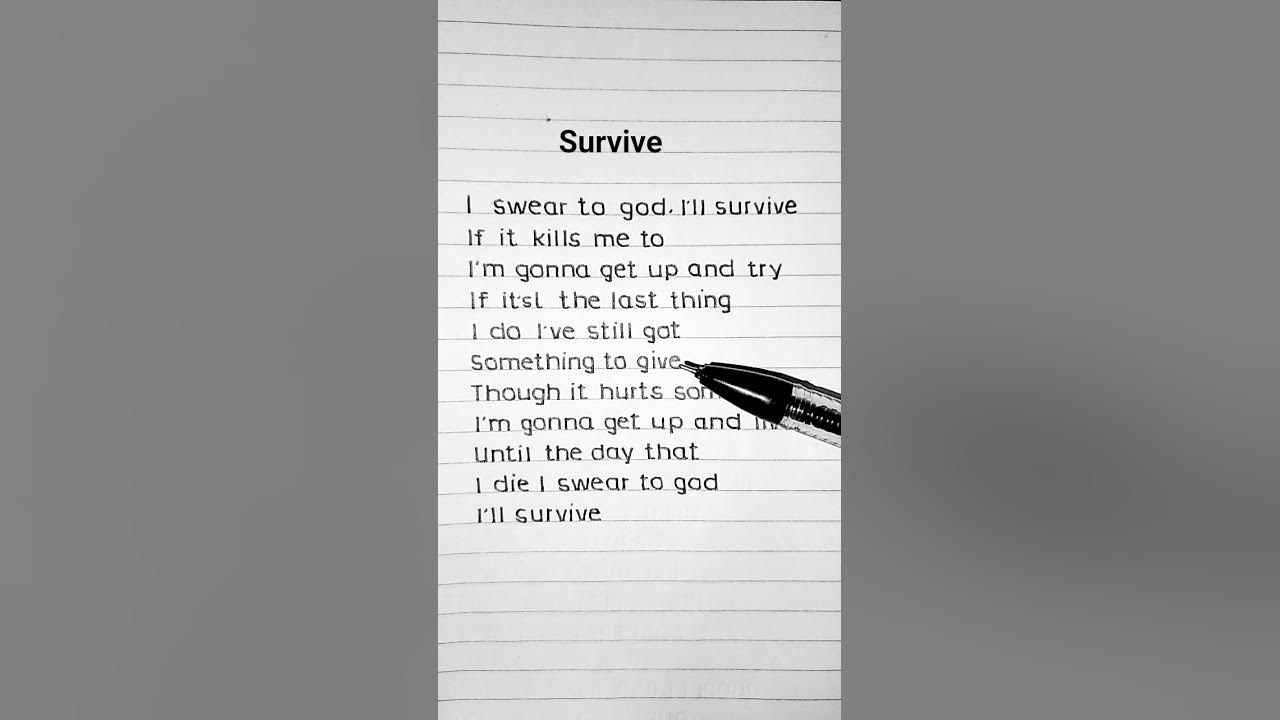 Lewis Capaldi - Survive (Lyrics)#song #lyrics #trending