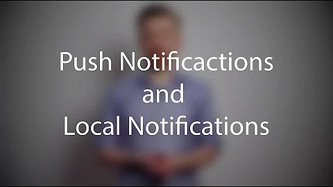 Push Notifications and Local Notifications (Xcode 9, iOS 11)