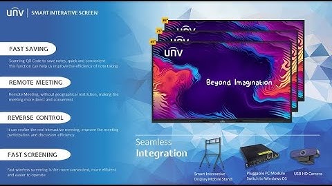 【Product Intro】Uniview Smart Interactive Display (complete version)