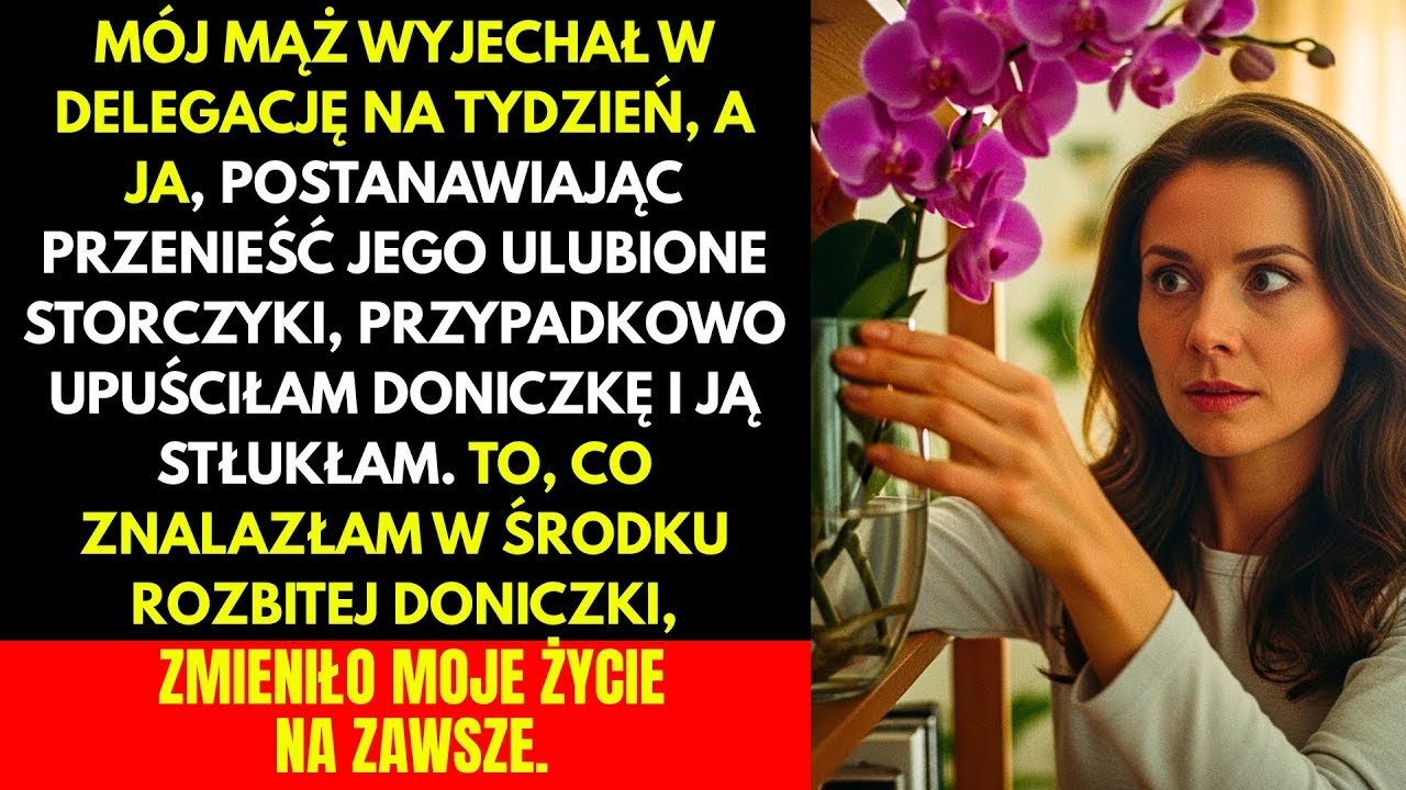 Złamałam Doniczkę z Orchideą Mojego Męża    To, co znalazłam w środku, zmieniło moje życie na za