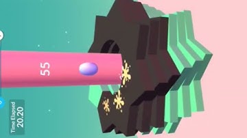 Helix stack jump game and merge of cake game 🎮