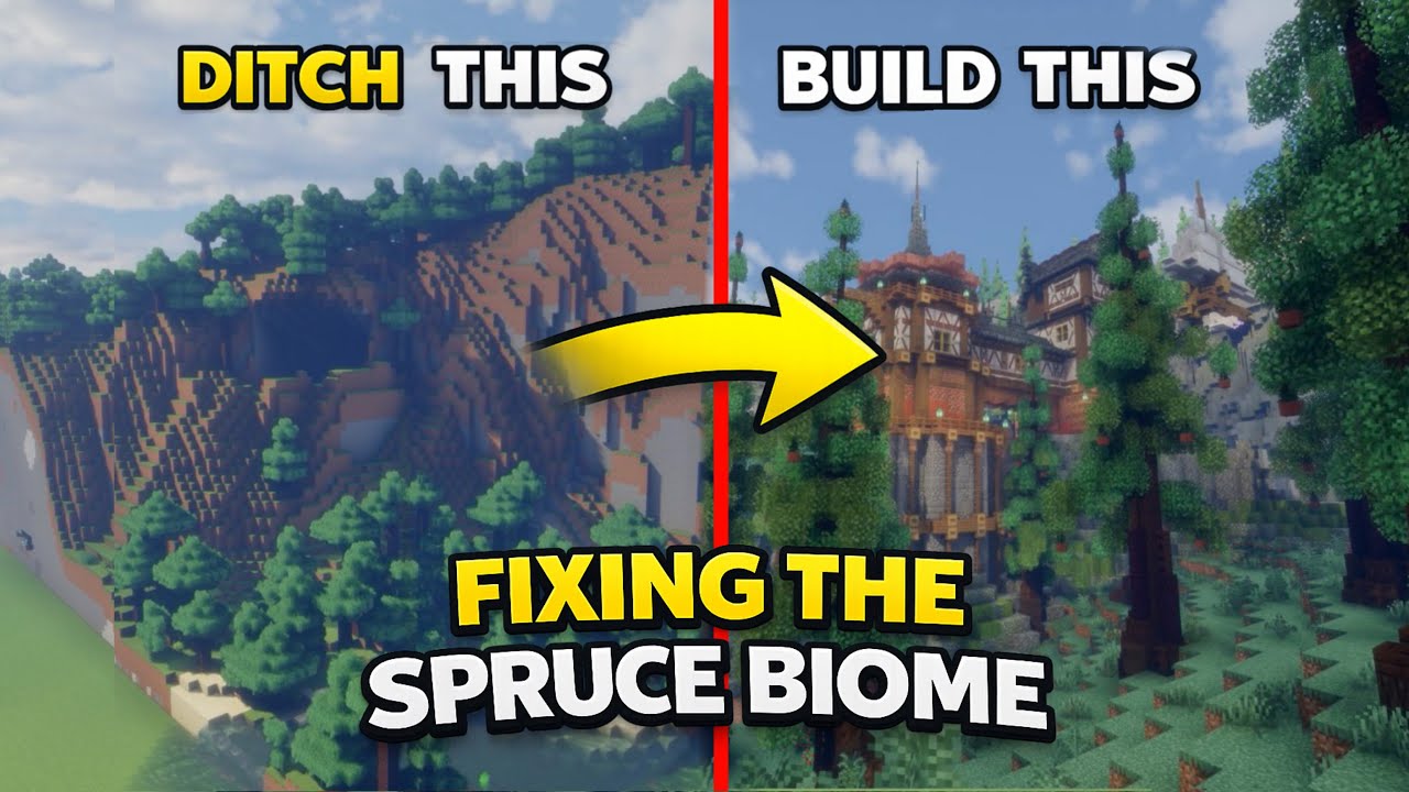 Minecraft’s Spruce Biome is Awful… So I Fixed It