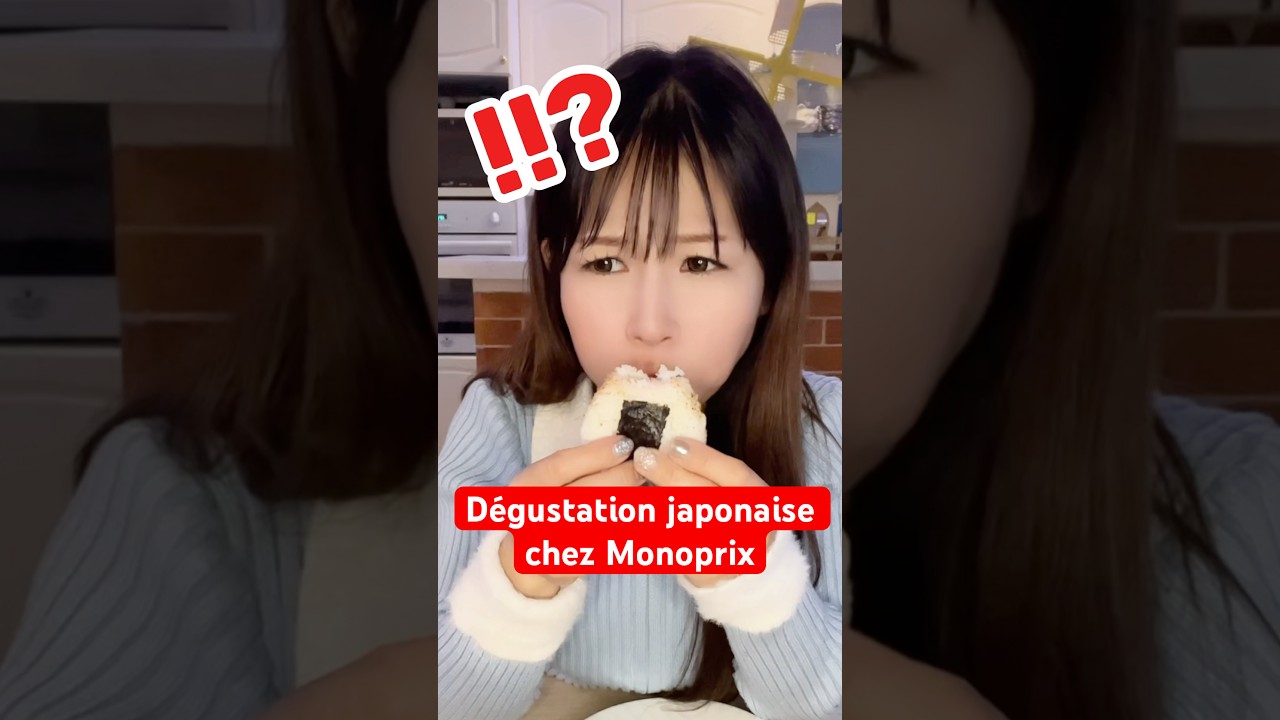 Dégustation de cuisine japonaise chez Monoprix !! Surprise totale…😱😱😱💥