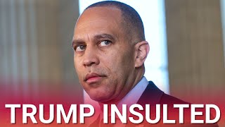 Hakeem Jefferies calls Donald Trump the 'dumbest' president after 'extraordinary insult'