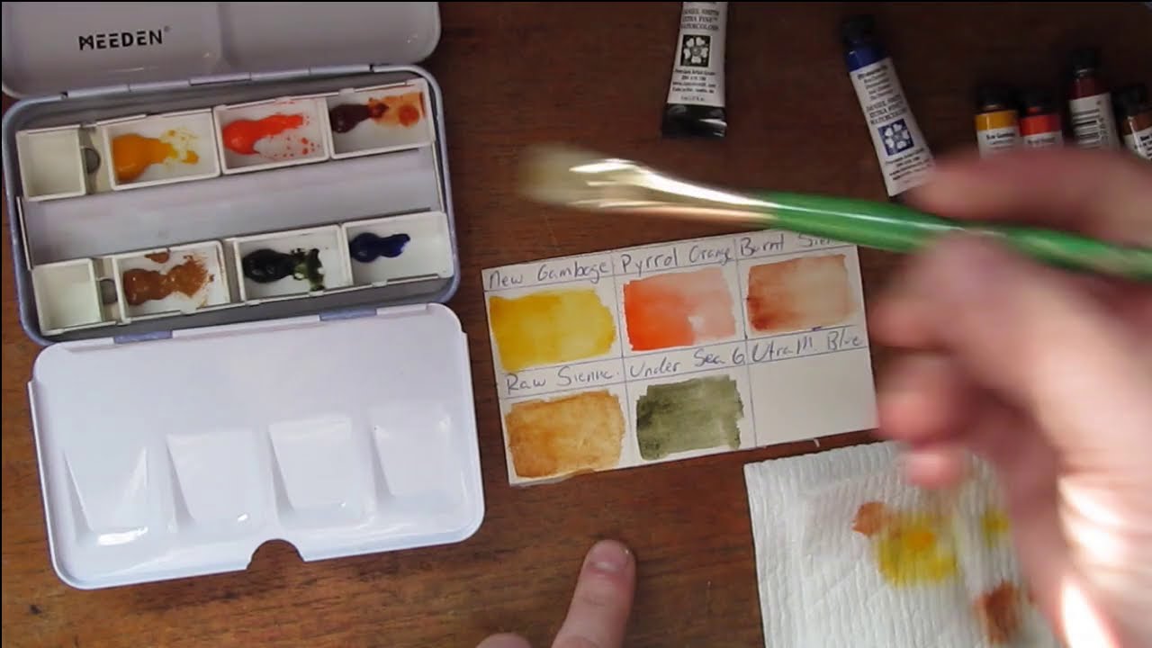 My New Watercolors! Daniel Smith Watercolor Master Artist Set by