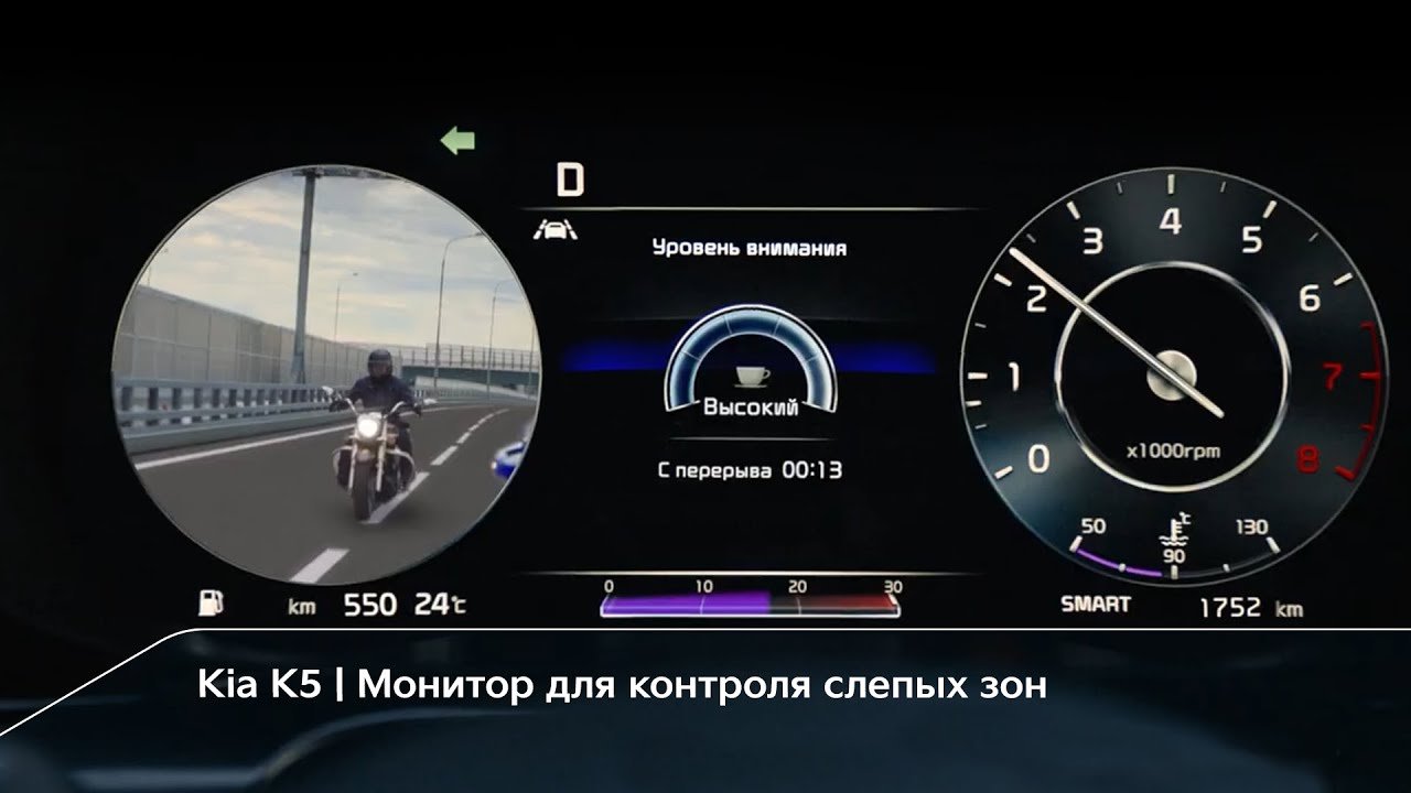 Контроль слепых зон на весту