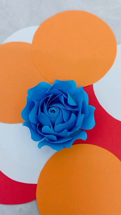 Easy Paper Rose 🌹 #artandcraft #shorts #paper #rose #easy #craft #papercraft #paperflower