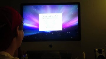 iMac 1st Bootup