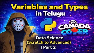 Variables & Types in Telugu | Data Science Course (Scratch to Advanced) - Part 2