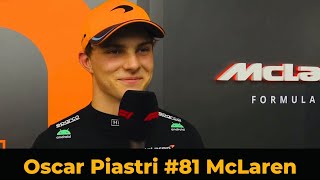F1 2023 Japanese GP Oscar Piastri FP2 Interview