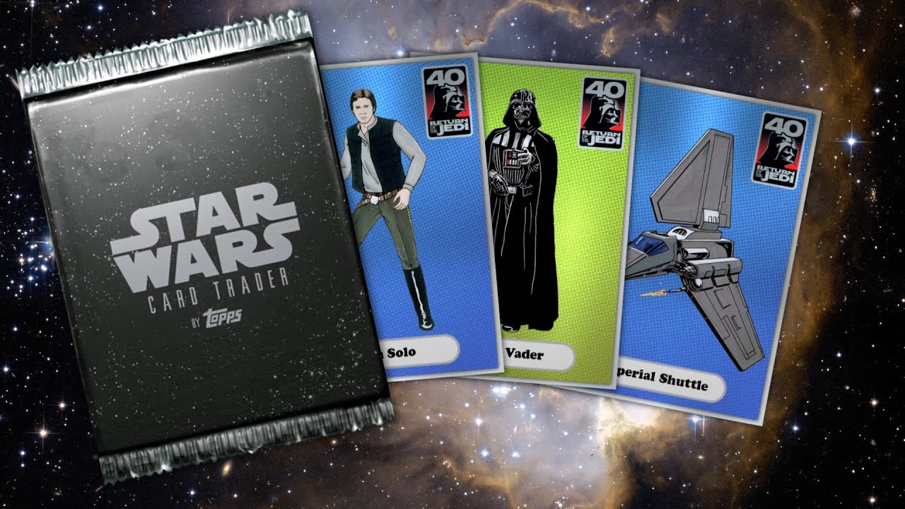 Classic Card Art Star Wars Return of the Jedi 40th Anniversary