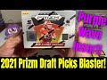 My First 2021 Prizm Draft Picks Football Blaster Box! Purple Wave Prizm Insert looks sweet!