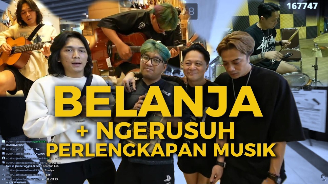 BELANJA + NGERUSUH KEBUTUHAN MUSIK BIKIN NGAKAK😭😂‼️