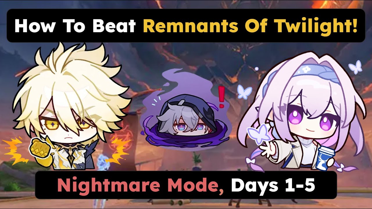 How To Beat Remnants of Twilight! (ALL Nightmare Stages)