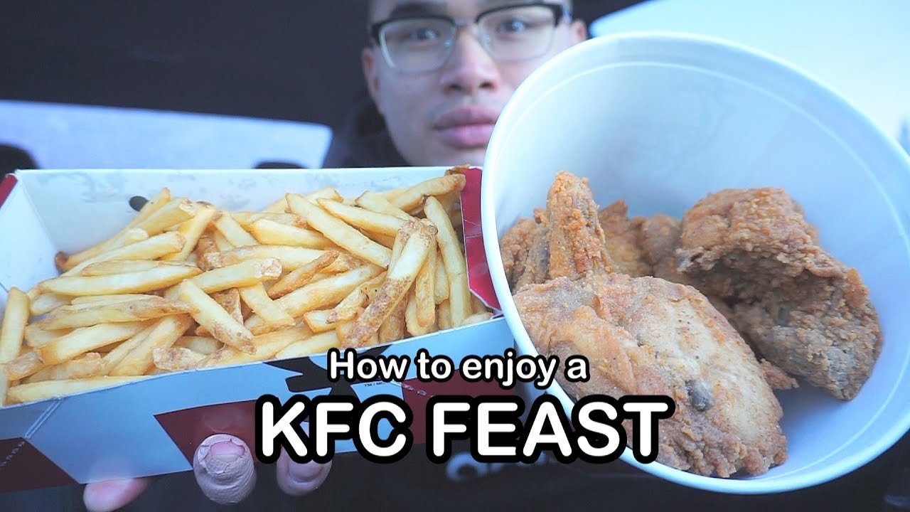 How to enjoy a KFC BUCKET FEAST