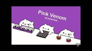 BONGO CATS SINGING PINK VENOM SO GOOD 😊 #viral  #bongocat