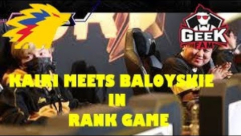 ONIC KAIRI MEETS GEEKFAM BALOYSKIE IN RANK GAME