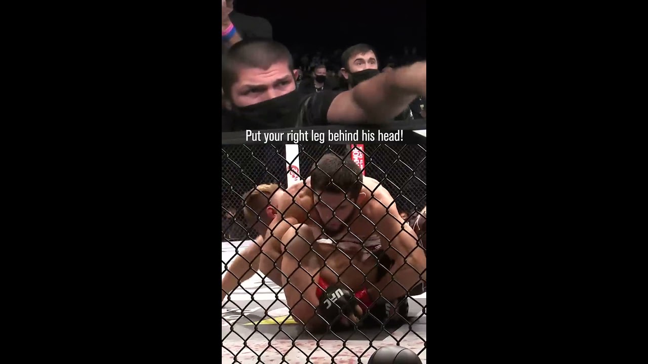 Coach Khabib in the corner of Islam Makhachev 🗣