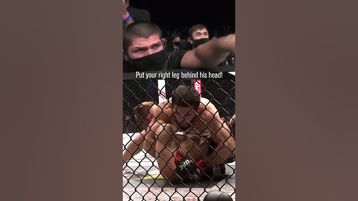 Coach Khabib in the corner of Islam Makhachev 🗣