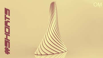 twisting tower - rhino grasshopper #shorts